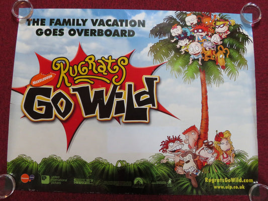 RUGRATS GO WILD UK QUAD (30"x 40") ROLLED POSTER NANCY CARTWRIGHT TIM CURRY 2003