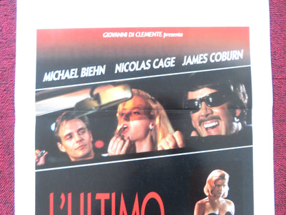 L'ULTIMO INGANNO / DEADFALL ITALIAN LOCANDINA POSTER NICOLAS CAGE COBURN 1993