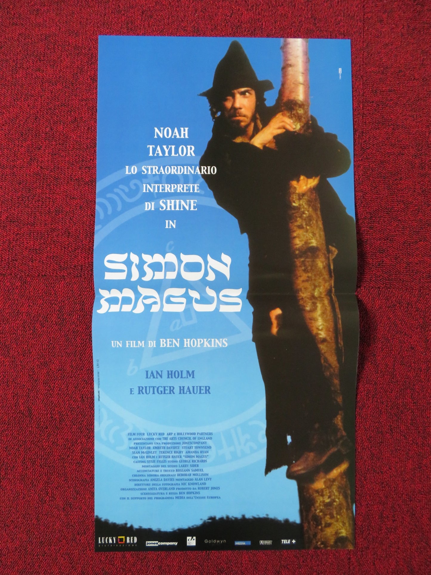 SIMON MAGUS ITALIAN LOCANDINA POSTER NOAH TAYLOR IAN HOLM 1999