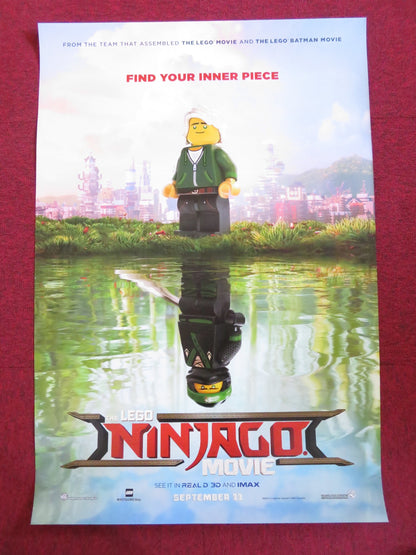 THE LEGO NINJAGO MOVIE US ONE SHEET ROLLED POSTER JACKIE CHAN DAVE FRANCO 2017