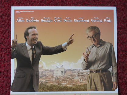 TO ROME WITH LOVE ITALIAN LOCANDINA POSTER WOODY ALLEN ALEC BALDWIN 2012