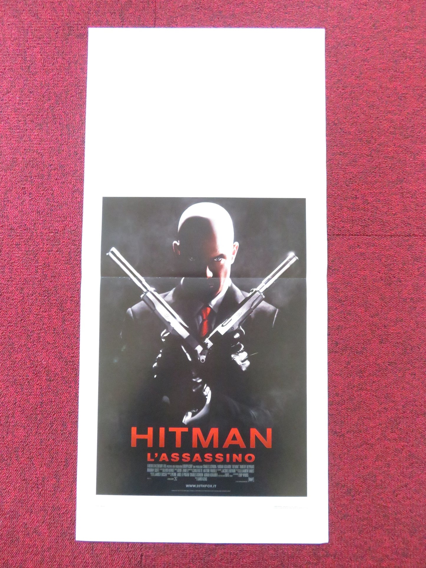 HITMAN ITALIAN LOCANDINA POSTER TIMOTHY OLYPHANT DOUGRAY SCOTT 2007