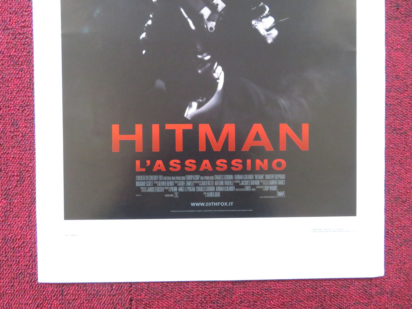 HITMAN ITALIAN LOCANDINA POSTER TIMOTHY OLYPHANT DOUGRAY SCOTT 2007