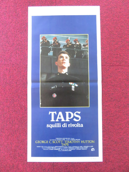 TAPS ITALIAN LOCANDINA POSTER GEORGE C. SCOTT TIMOTHY HUTTON 1981