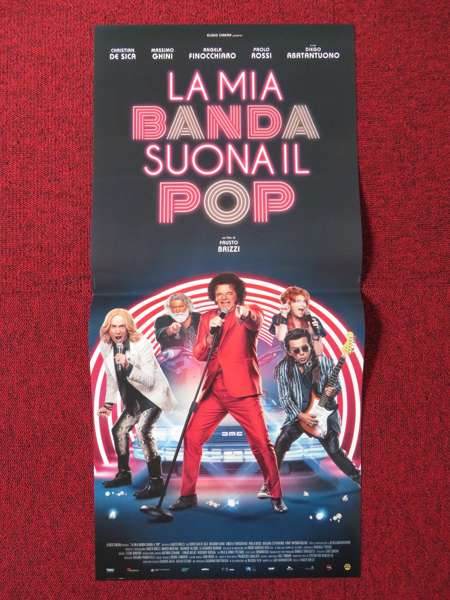 LA MIA BANDA SUONA IL POP ITALIAN LOCANDINA POSTER CHRISTIAN DE SICA 2020