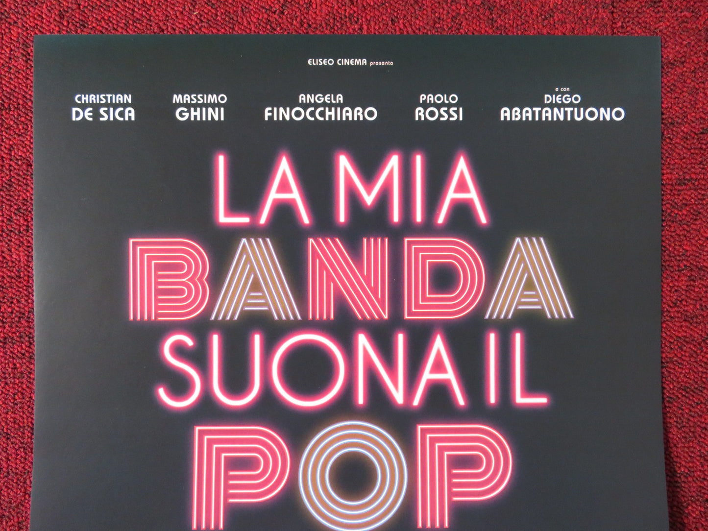 LA MIA BANDA SUONA IL POP ITALIAN LOCANDINA POSTER CHRISTIAN DE SICA 2020