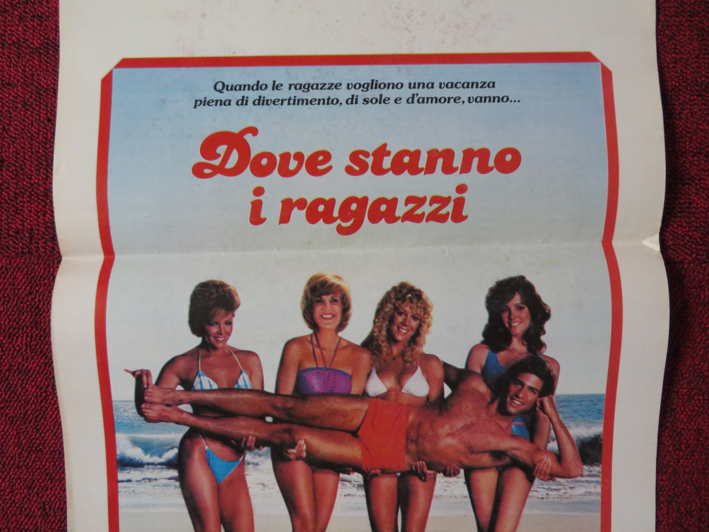 DOVE STANNO I RAGAZZI ITALIAN LOCANDINA POSTER LISA HARTMAN RUSSELL TODD 1984