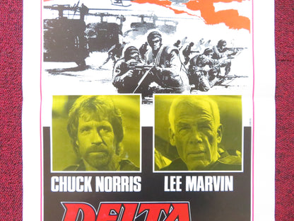 THE DELTA FORCE ITALIAN LOCANDINA POSTER CANNON CHUCK NORRIS LEE MARVIN 1986