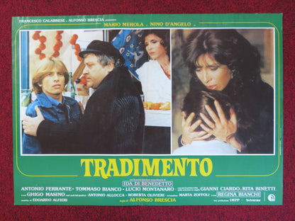 TRADIMENTO - A ITALIAN FOTOBUSTA POSTER MARIO MEROLA NIN D'ANGELO 1982