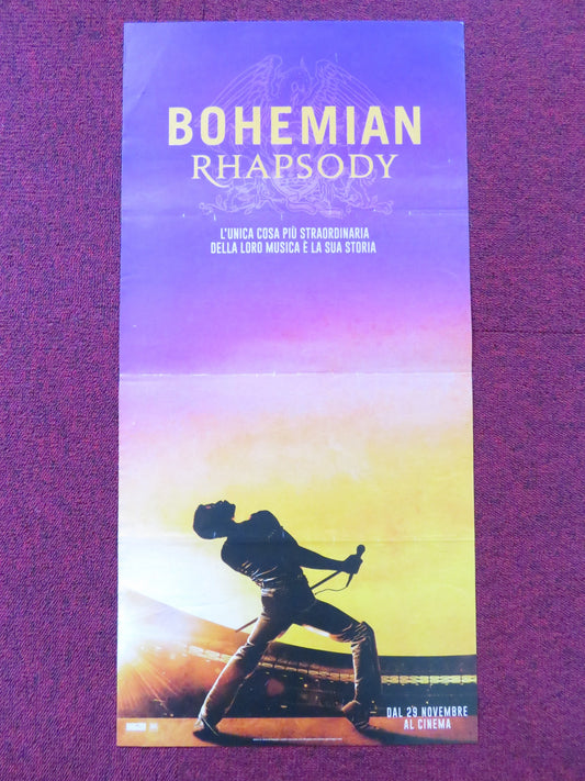 BOHEMIAN RHAPSODY ITALIAN LOCANDINA POSTER RAMI MALEK LUCY BOYNTON 2018