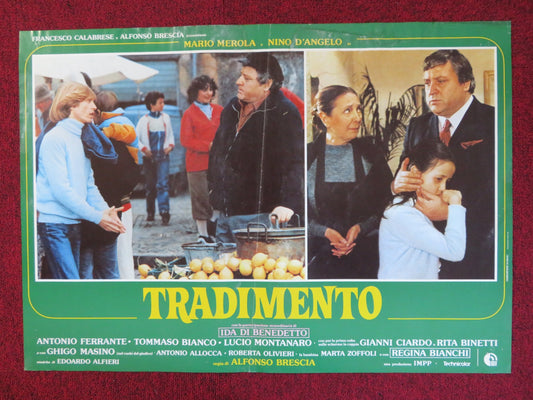 TRADIMENTO - B ITALIAN FOTOBUSTA POSTER MARIO MEROLA NIN D'ANGELO 1982