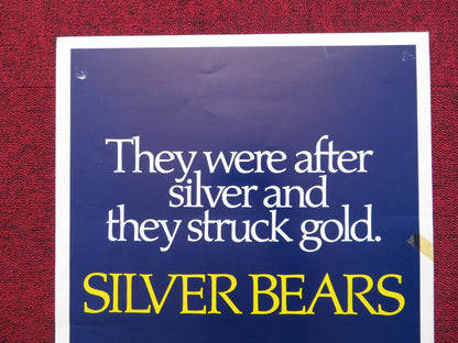 SILVER BEARS US INSERT (14"x 36") POSTER MICHAEL CAINE CYBILL SHEPHERD 1977