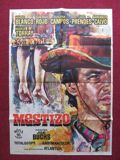 DJANGO DOES NOT FORGIVE SPANISH POSTER HUGO BLANCO JOHN CLARK 1971