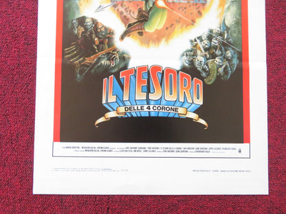 TREASURE OF THE FOUR CROWNS ITALIAN LOCANDINA POSTER CANNON TONY ANTHONY 1983