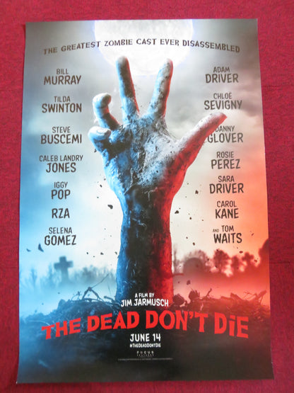 THE DEAD DON'T DIE US ONE SHEET ROLLED POSTER BILL MURRAY ADAM DRIVER 2019