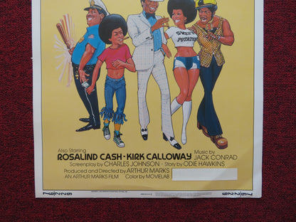 MONKEY HUSTLE US INSERT (14"x 36") POSTER YAHET KOTTO RUDY RAY MOORE 1979