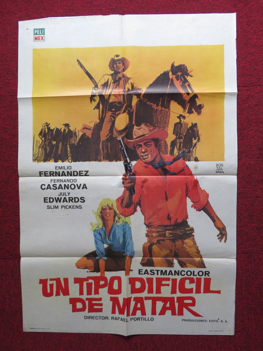 UN TIPO DIFICIL DE MATAR SPANISH POSTER RAMON BUGARINI SLIM PICKENS 1967