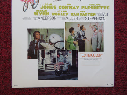 THE SHAGGY D.A. US INSERT (14"x 36") POSTER DISNEY DEAN JONES TIM CONWAY 1977