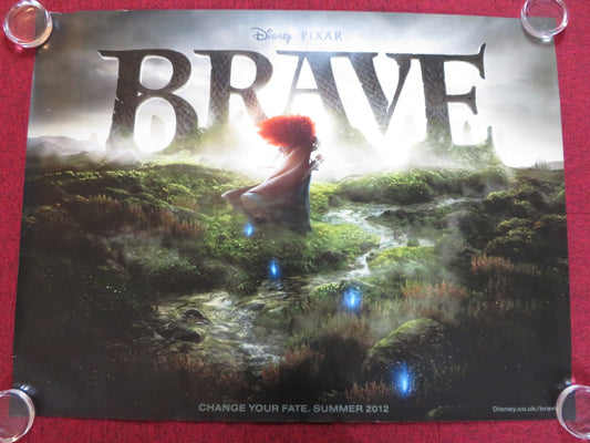 BRAVE UK QUAD (30"x 40") ROLLED POSTER DISNEY KELLY MACDONALD B. CONNOLLY 2012