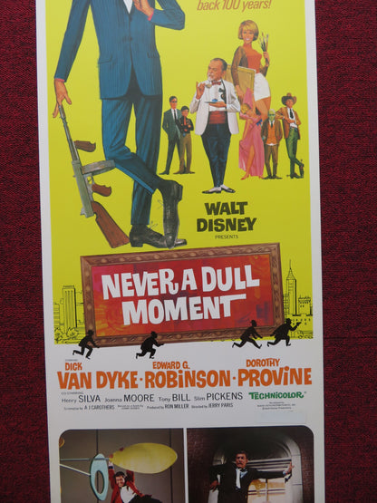 NEVER A DULL MOMENT US INSERT (14"x 36") POSTER DISNEY DICK VAN DYKE 1977