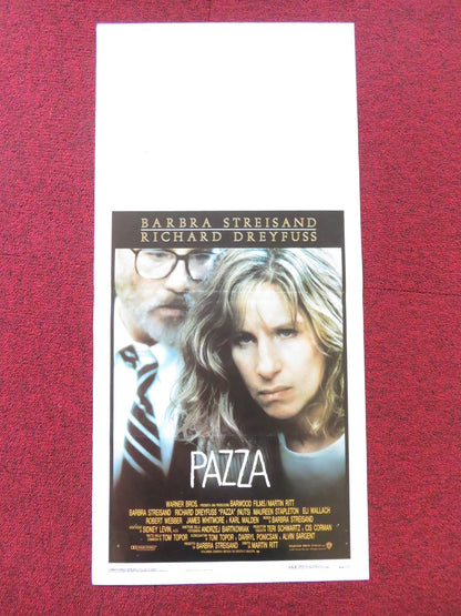 NUTS ITALIAN LOCANDINA POSTER BARBRA STREISAND RICHARD DREYFUSS 1987