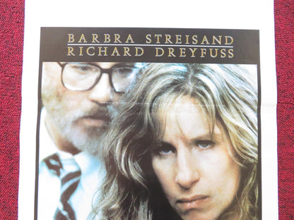 NUTS ITALIAN LOCANDINA POSTER BARBRA STREISAND RICHARD DREYFUSS 1987