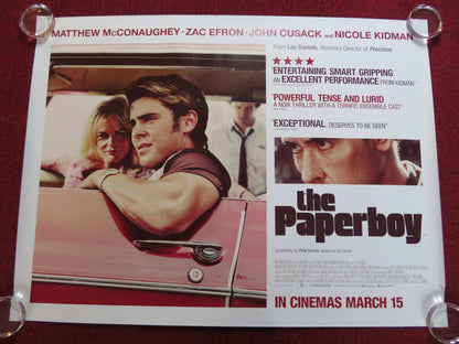 THE PAPERBOY UK QUAD (30"x 40") ROLLED POSTER ZAC EFRON MATTHEW MCCONAUGHEY 2012