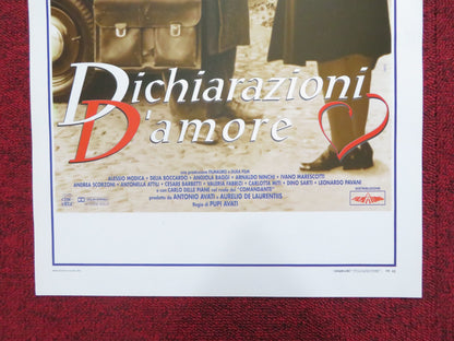 DICHISRAZIONI D'AMORE ITALIAN LOCANDINA POSTER ANTONELLA ATTILI BACCHETTI 1994