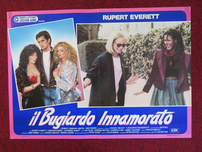 REAL LIFE  - B ITALIAN FOTOBUSTA POSTER RUPERT EVERETT CRISTINA RAINES 1987