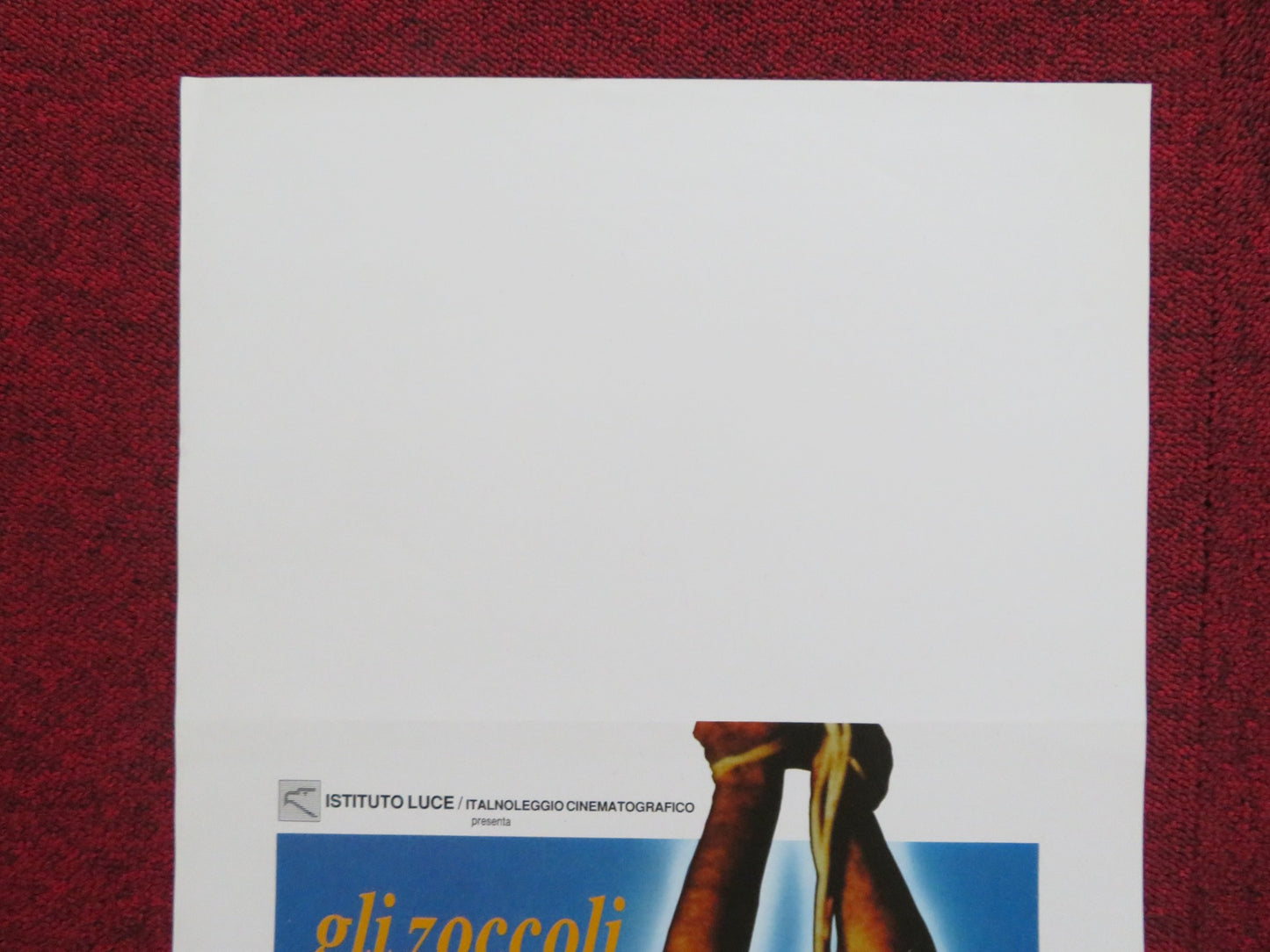 GLI ZOCCOLI D'ORO ITALIAN LOCANDINA POSTER HICHEM ROSTOM HAMADI ZARROUK 1989