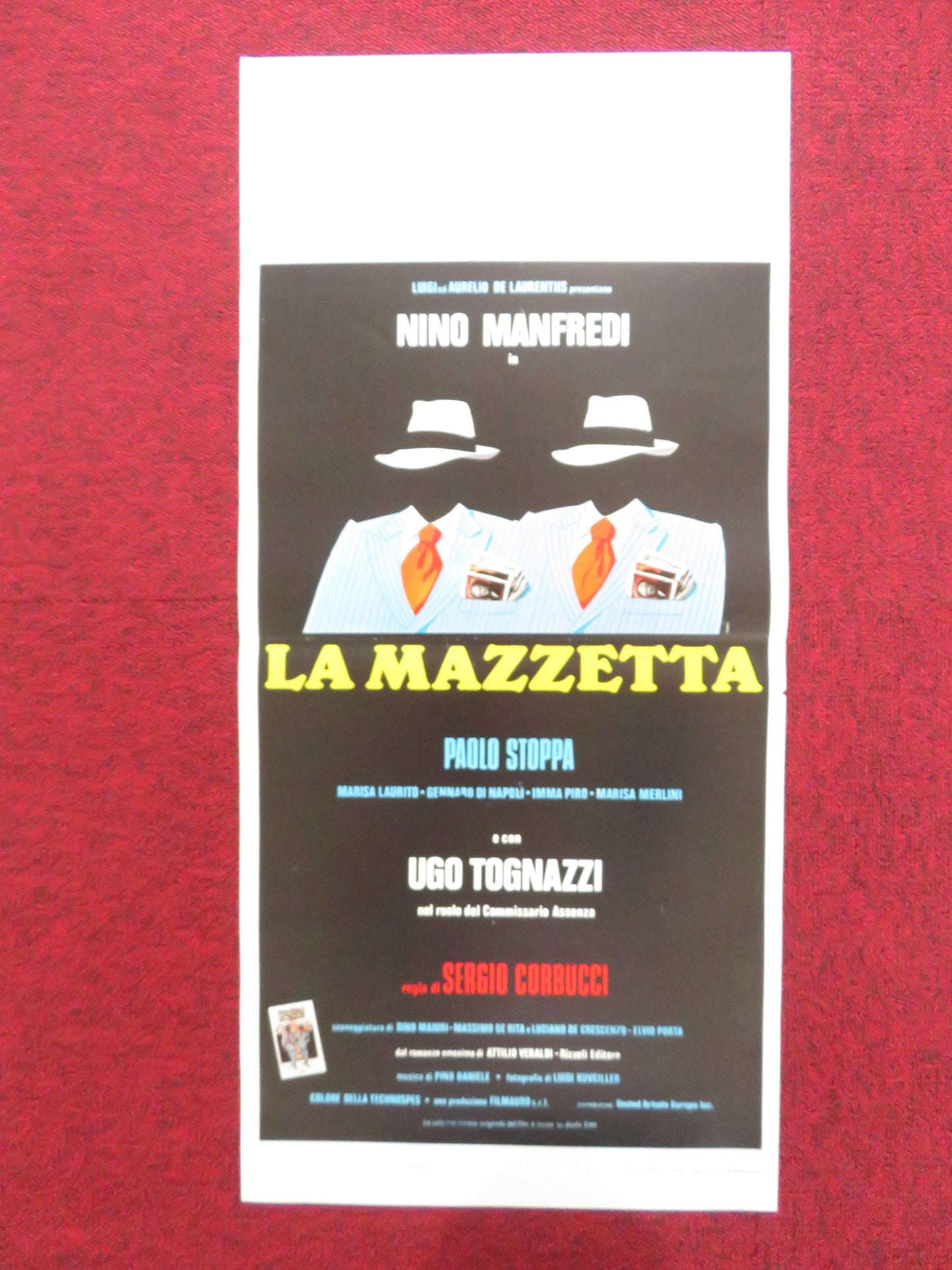 THE PAYOFF ITALIAN LOCANDINA POSTER NINO MANFREDI PAOLO STOPPA 1978