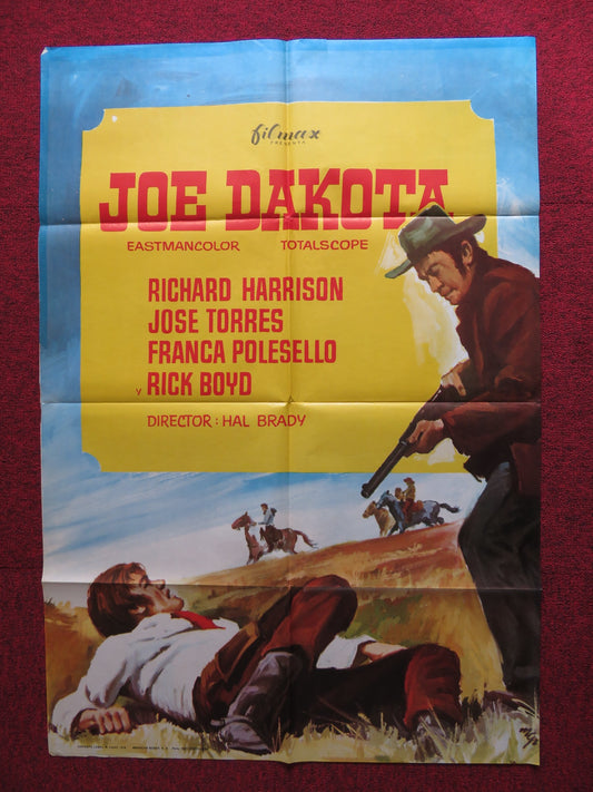 JOE DAKOTA SPANISH POSTER RICHARD HARRISON JOSE TORRES 1971