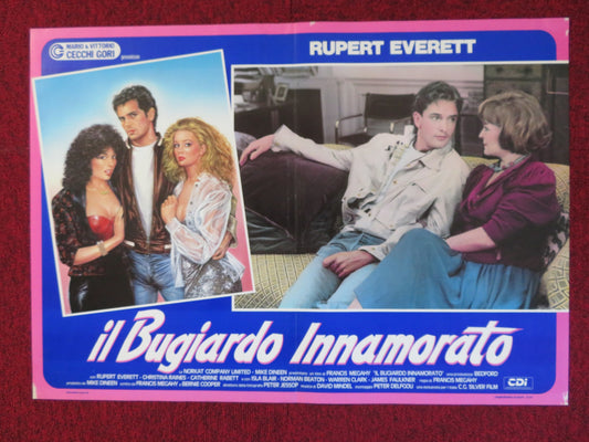 REAL LIFE  - E ITALIAN FOTOBUSTA POSTER RUPERT EVERETT CRISTINA RAINES 1987