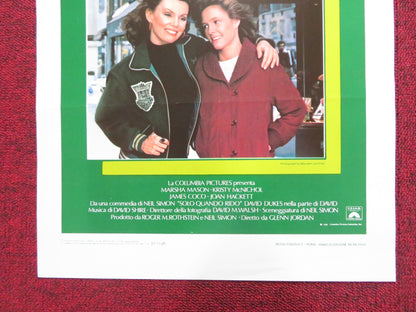 ONLY WHEN I LAUGH ITALIAN LOCANDINA POSTER MARSHA MASON KRISTY MCNICHOL 1981