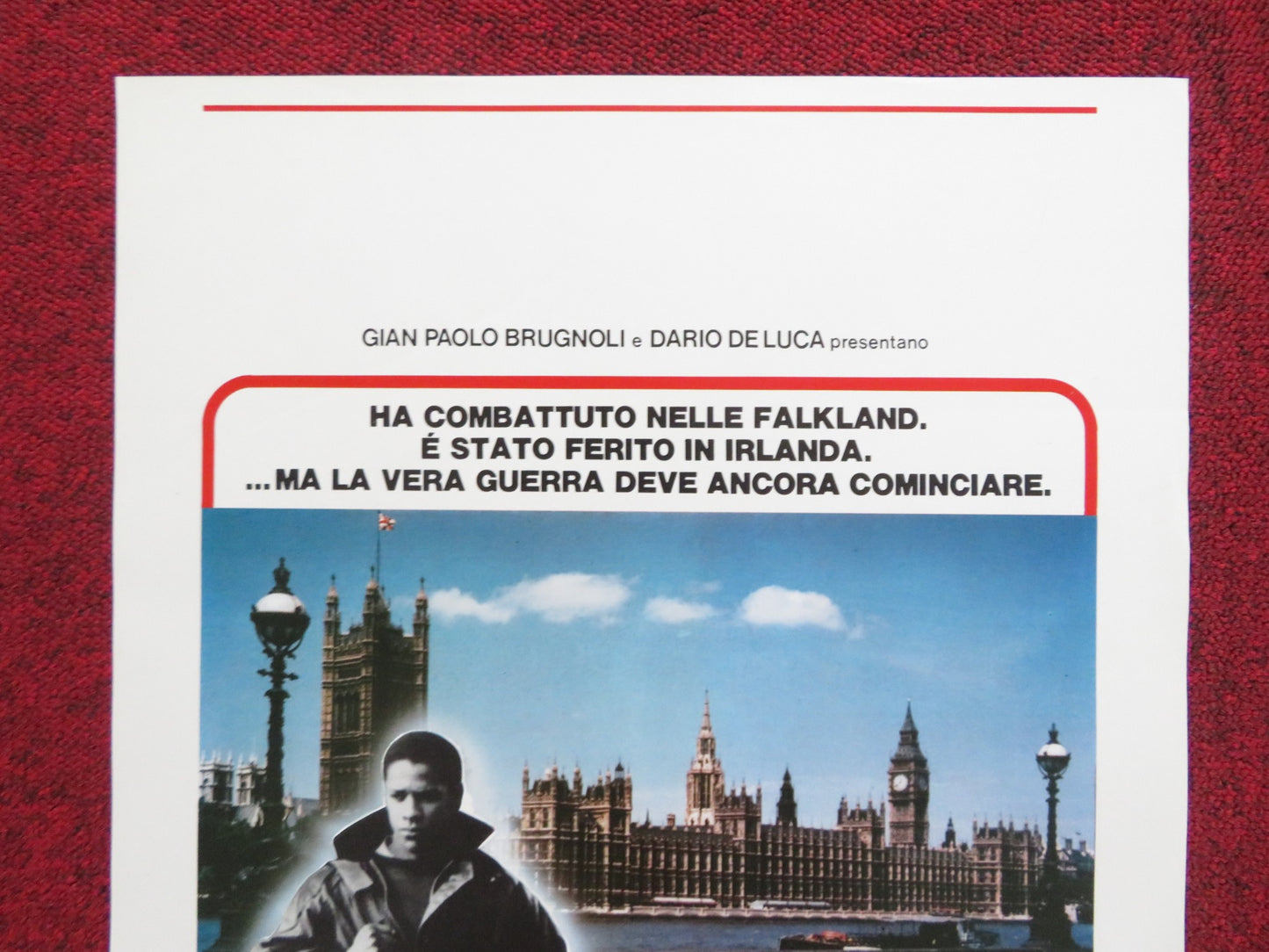 FOR QUEEN AND COUNTRY ITALIAN LOCANDINA POSTER DENZEL WASHINGTON HEALY 1988