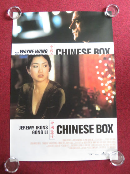 CHINESE BOX US ONE SHEET ROLLED POSTER JEREMY IRONS GONG LI 1997