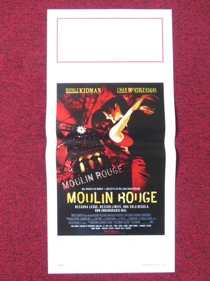 MOULIN ROUGE ITALIAN LOCANDINA POSTER NICOLE KIDMAN EWAN MCGREGOR 2001