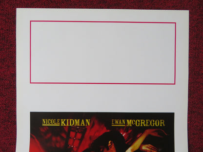 MOULIN ROUGE ITALIAN LOCANDINA POSTER NICOLE KIDMAN EWAN MCGREGOR 2001