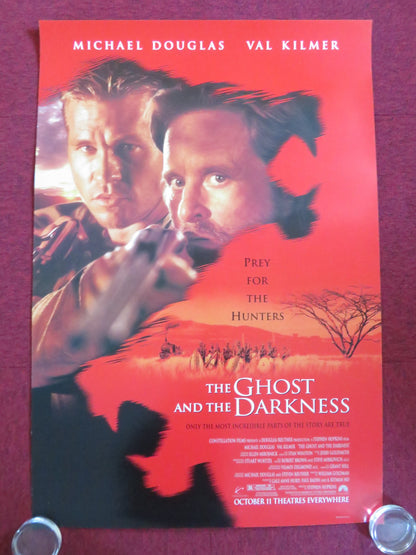 THE GHOST AND THE DARKNESS US ONE SHEET ROLLED POSTER M. DOUGLAS KILMER 1996