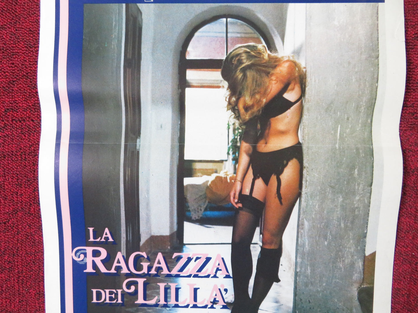 LA RAGAZZA DEI LILLA ITALIAN LOCANDINA POSTER LAURENT TERZIEFF MIMSY FARMER 1986