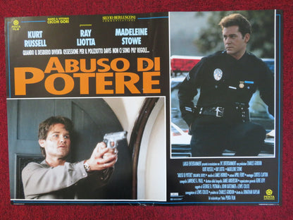 UNLAWFUL ENTRY ITALIAN FOTOBUSTA POSTER KURT RUSSELL RAY LIOTTA 1993