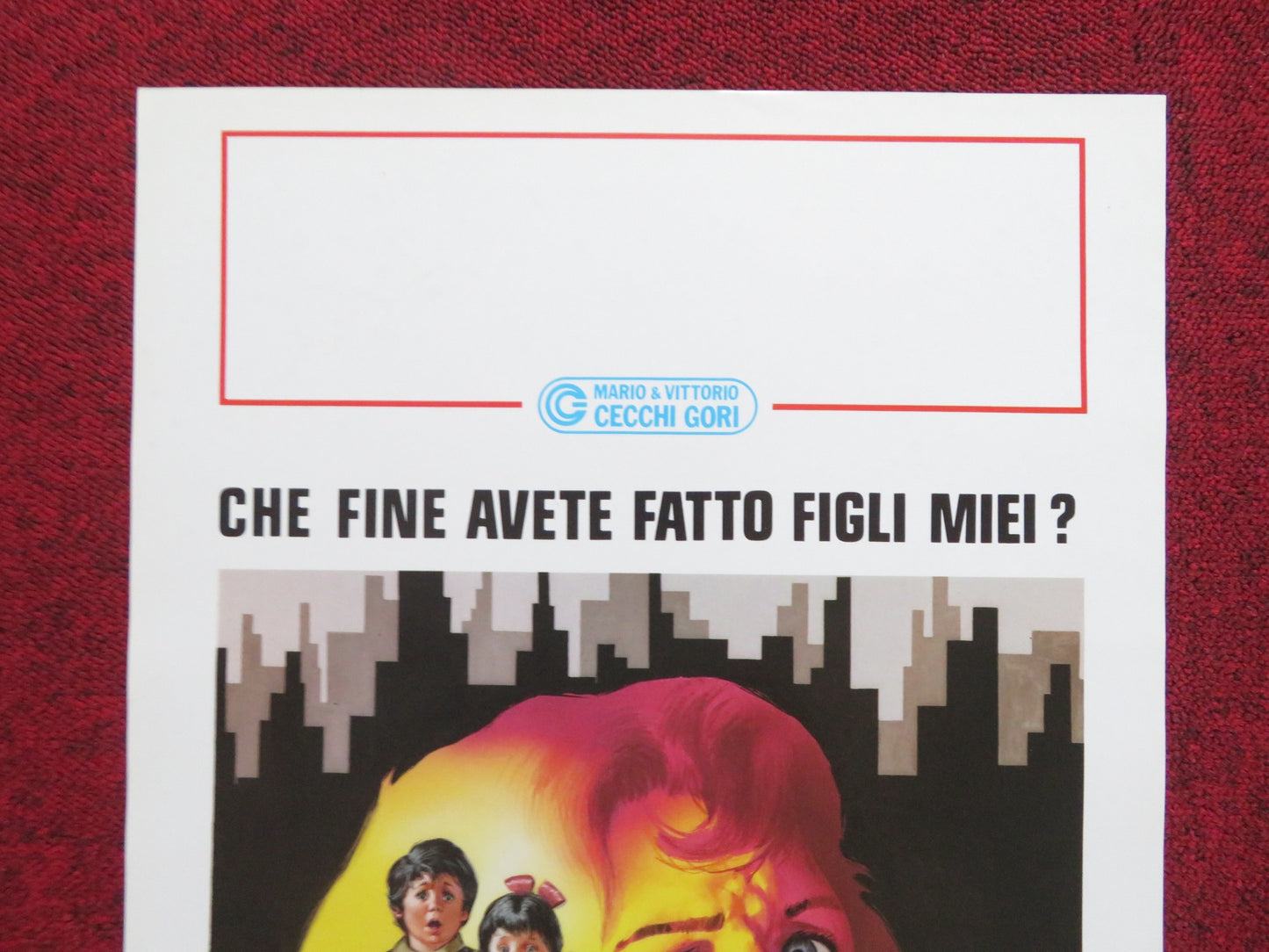 WHERE ARE THE CHILDREN? -B ITALIAN LOCANDINA POSTER JILL CLAYBURGH MAX GAIL 1986