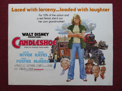 CANDLESHOE US HALF SHEET (22"x 28") POSTER DISNEY JODIE FOSTER DAVID NIVEN 1977