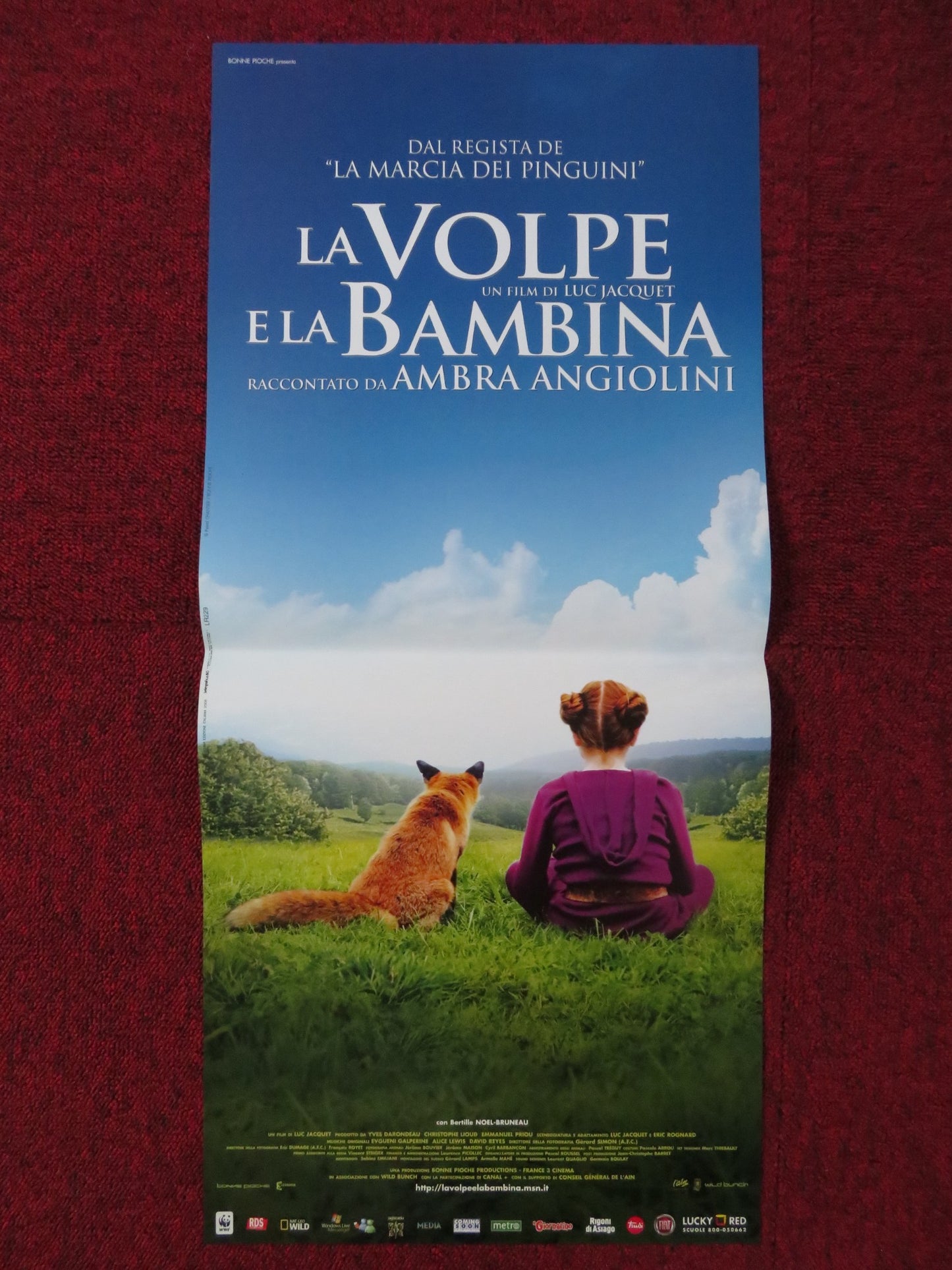 THE FOX AND THE CHILD ITALIAN LOCANDINA POSTER BERTILLE NOEL-BRUNEAU 2007