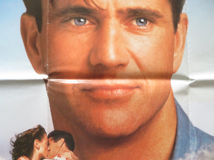 FOREVER YOUNG UK QUAD POSTER FOLDED MEL GIBSON JAMIE LEE CURTIS 1992