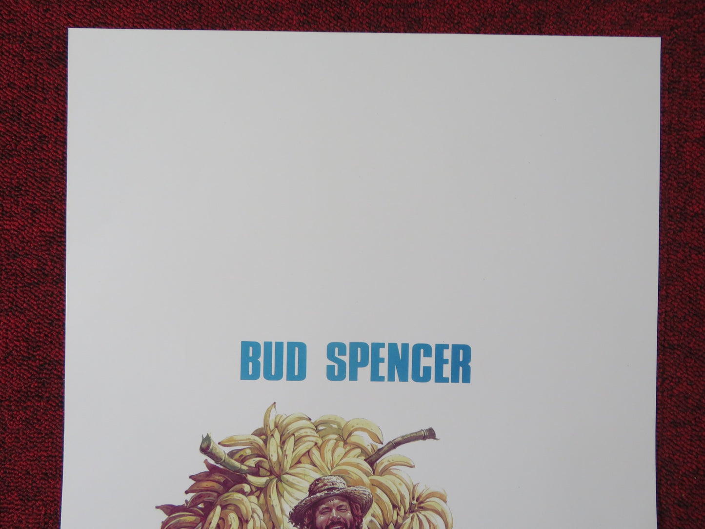 BANANA JOE ITALIAN LOCANDINA POSTER BUD SPENCER MARINA LANGNER 1982