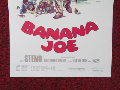 BANANA JOE ITALIAN LOCANDINA POSTER BUD SPENCER MARINA LANGNER 1982