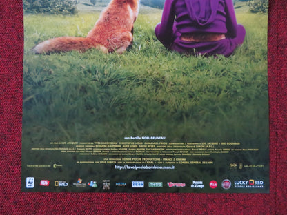 THE FOX AND THE CHILD ITALIAN LOCANDINA POSTER BERTILLE NOEL-BRUNEAU 2007