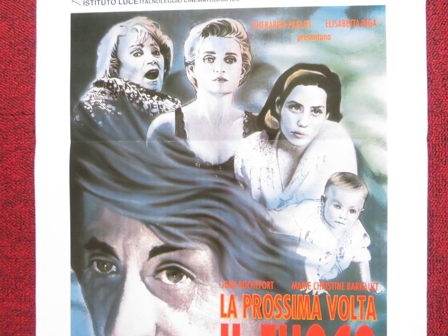 LA PROSSIMA VOLTA IL FUOCO ITALIAN LOCANDINA POSTER JEAN ROCHEFORT 1993