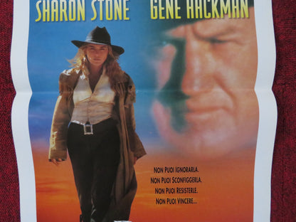 THE QUICK AND THE DEAD ITALIAN LOCANDINA POSTER SHARON STONE GENE HACKMAN 1995